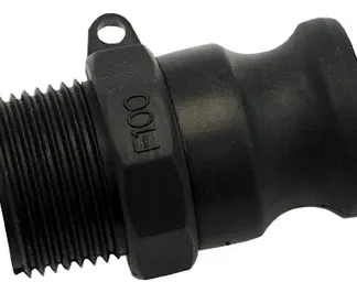 Camlock BSPT Male Plug Type F Polypropylene