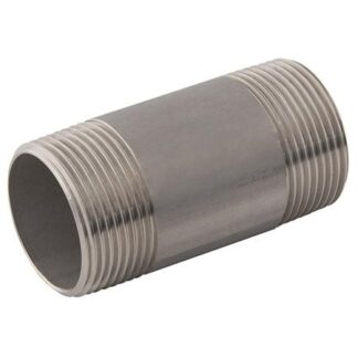316 STAINLESS STEEL BARREL NIPPLE BSPT