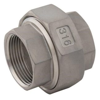 STAINLESS STEEL UNION BSPP FEMALE 316
