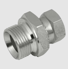BSPP Male 60° Cone x BSPP Swivel Female