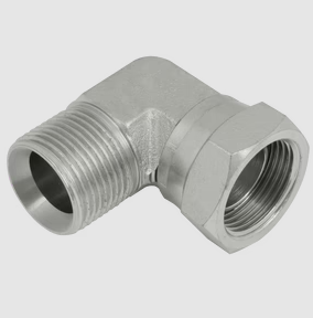BSPP Male x BSPP Swivel Female Compact 90° Cone