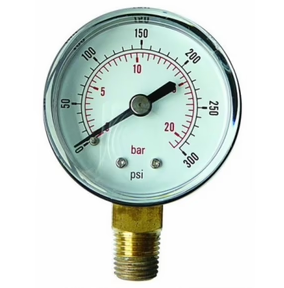 Gauges 40mm 1/8 bottom entry