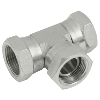 BSPP Female Swivel Equal Tee