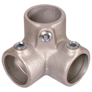 PCLAMPS-128-3 - 3WAY ELBOW 90 PIPE CLAMPS H.RAIL