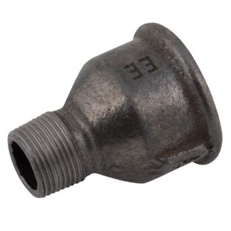 EE-MI246-34-12N - 3/4"X1/2" BSPT MALE/FEM SOCKET BLACK