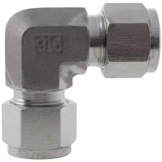 EQUAL ELBOW TWIN FERRULE STAINLESS STEEL 316