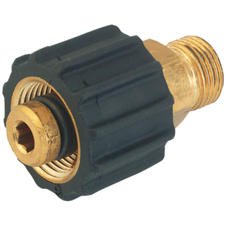 M22X1.5 FEMALE PRESSURE WASHER ADAPTOR X BSP BRASS
