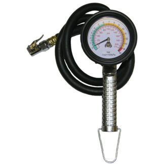 ADTG4 - PCL Alloy Dial Tyre Inflator 10-210 psi & 0.7-15 bar, 0.85m Hose Euro Connector