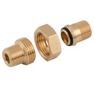 BSPT Male Swivel Union Brass