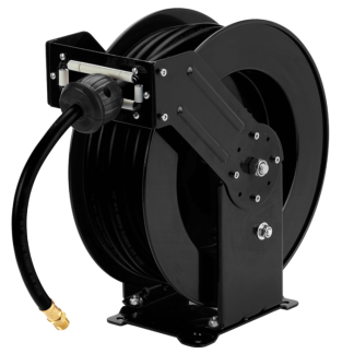PCL, Workshop Steel Hose Reel, 15m x 10mm (3/8") i.d. Hose, 1/4" Male connections, HRA4P01