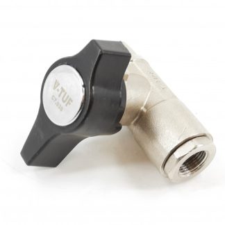 C7.038 - V-TUF HIGH PRESSURE BALL VALVE NICKEL PLATED 3/8F x 3/8F