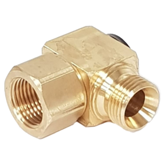 W5.551- SWIVEL 90 Deg - BRASS 1/2M x 1/2F